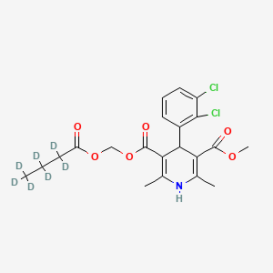 Chemical structure of Clevidipine-d7