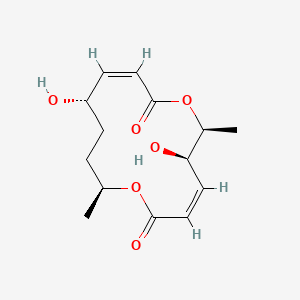 Chemical structure of Clonostachydiol