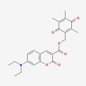 Chemical structure of Coumarin-Quinone Conjugate