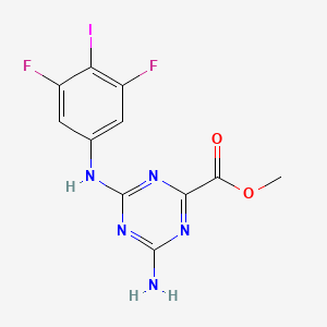 Chemical structure of CU-76