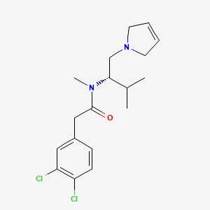 Chemical structure of Cyclopropyl U-47700 (hydrochloride)