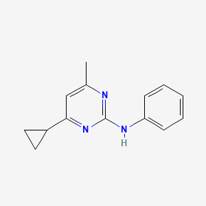 Chemical structure of Cyprodinil