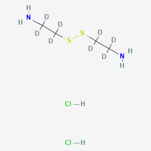 Chemical structure of Cystamine-D8 2hcl
