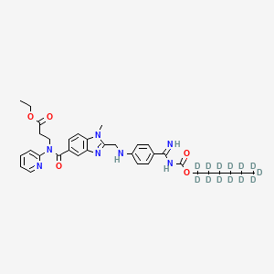 Chemical structure of Dabigatran etexilate-d13