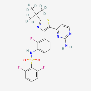Chemical structure of Dabrafenib-d9