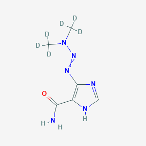 Chemical structure of Dacarbazine-d6