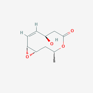 Chemical structure of Decarestrictine A1