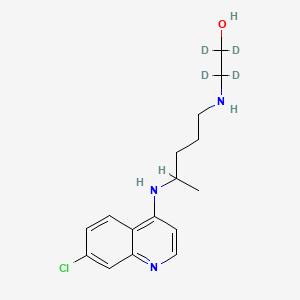 Chemical structure of Cletoquine-d4
