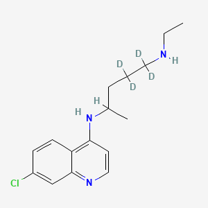 Chemical structure of Desethylchloroquine-d4