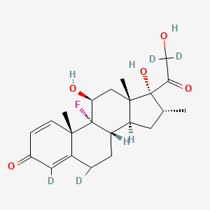 Chemical structure of Dexamethasone-d4