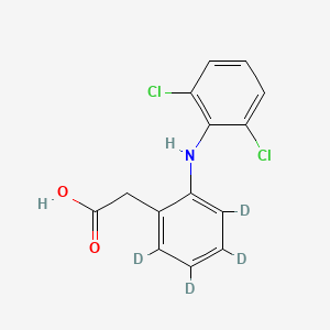 Chemical structure of Diclofenac-d4