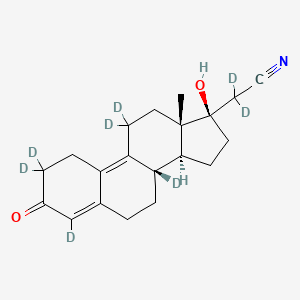 Chemical structure of Dienogest-d8