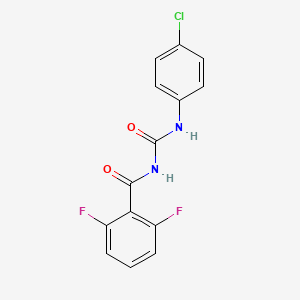 Chemical structure of Diflubenzuron