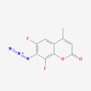 Chemical structure of Difluorinated H2S Fluorescent Probe 1