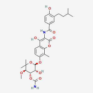 Chemical structure of Dihydronovobiocin