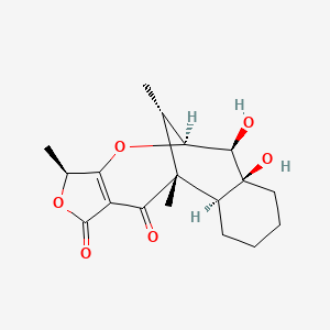 Chemical structure of Dihydrotetrodecamycin