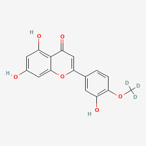 Chemical structure of Diosmetin-d3