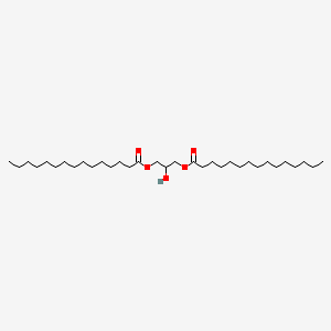 Chemical structure of Dipentadecanoin