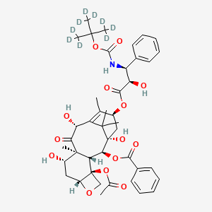 Chemical structure of Docetaxel-d9