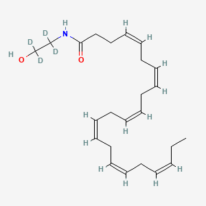 Chemical structure of Synaptamide-d4