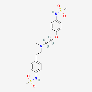Chemical structure of Dofetilide-d4