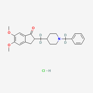 Chemical structure of Donepezil-d4 (hydrochloride)