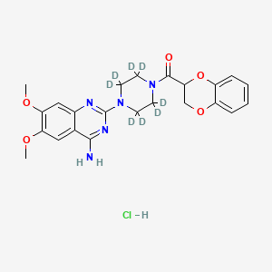 Chemical structure of Doxazosin-d8 Hydrochloride