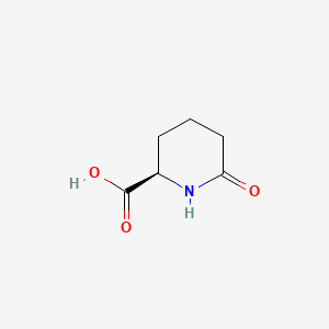 Chemical structure of D-Pyrohomoglutamic Acid