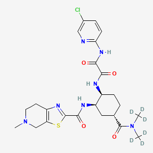 Chemical structure of Edoxaban-d6