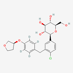 Chemical structure of Empagliflozin-d4
