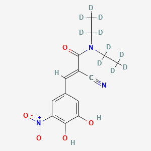 Chemical structure of Entacapone-d10