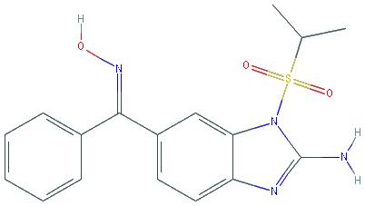 Chemical structure of Enviroxime