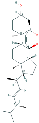 Chemical structure of Ergosterol Peroxide