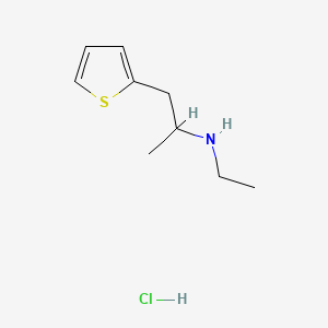 Chemical structure of Ethiopropamine (hydrochloride)