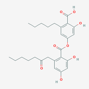 Chemical structure of Ethynyl Estradiol 3-β-D-Glucuronide (hydrate)