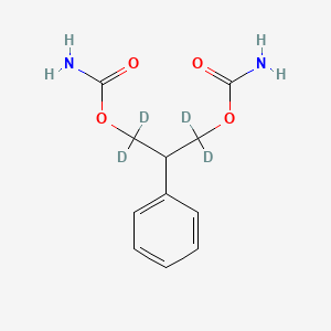 Chemical structure of Felbamate-d4
