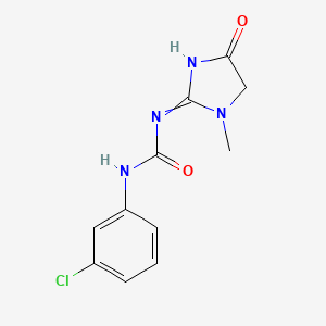 Chemical structure of Fenobam (hydrate)