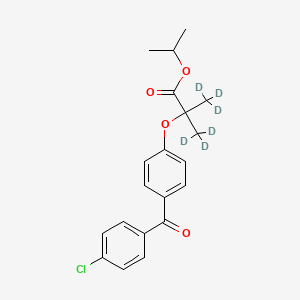 Chemical structure of Fenofibrate-d6