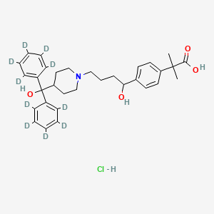 Chemical structure of Fexofenadine-d10 Hydrochloride