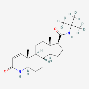 Chemical structure of Finasteride-d9