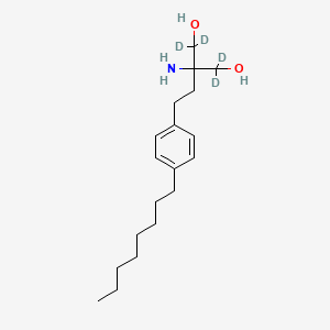 Chemical structure of Fingolimod-d4