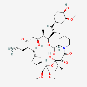 Chemical structure of FK-506-13C-d2