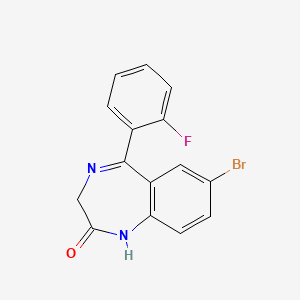 Chemical structure of Flubromazepam-d4