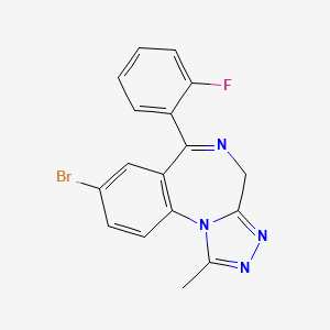 Chemical structure of Flubromazolam-d4