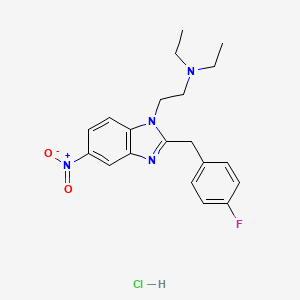 Chemical structure of Flunitazene hydrochloride