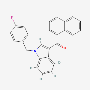 Chemical structure of FUB-JWH 018-d5
