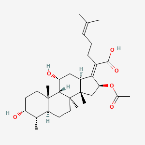 Chemical structure of Fusidic Acid-d6