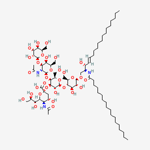 Chemical structure of Ganglioside GM1 Mixture (porcine brain) (sodium salt)