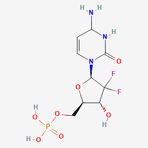 Chemical structure of Gemcitabine monophosphate