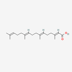 Chemical structure of Geranylgeranic acid